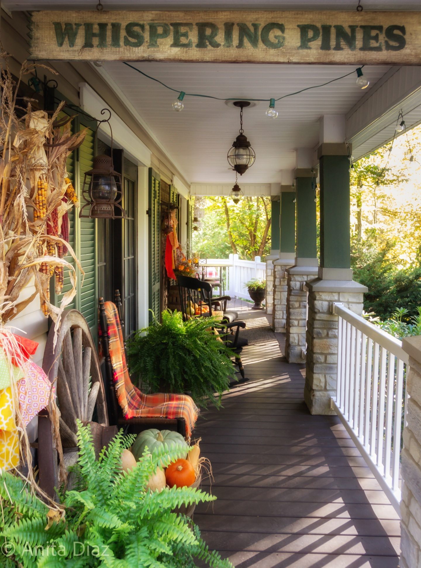 Cozy Cottage Fall Porch
