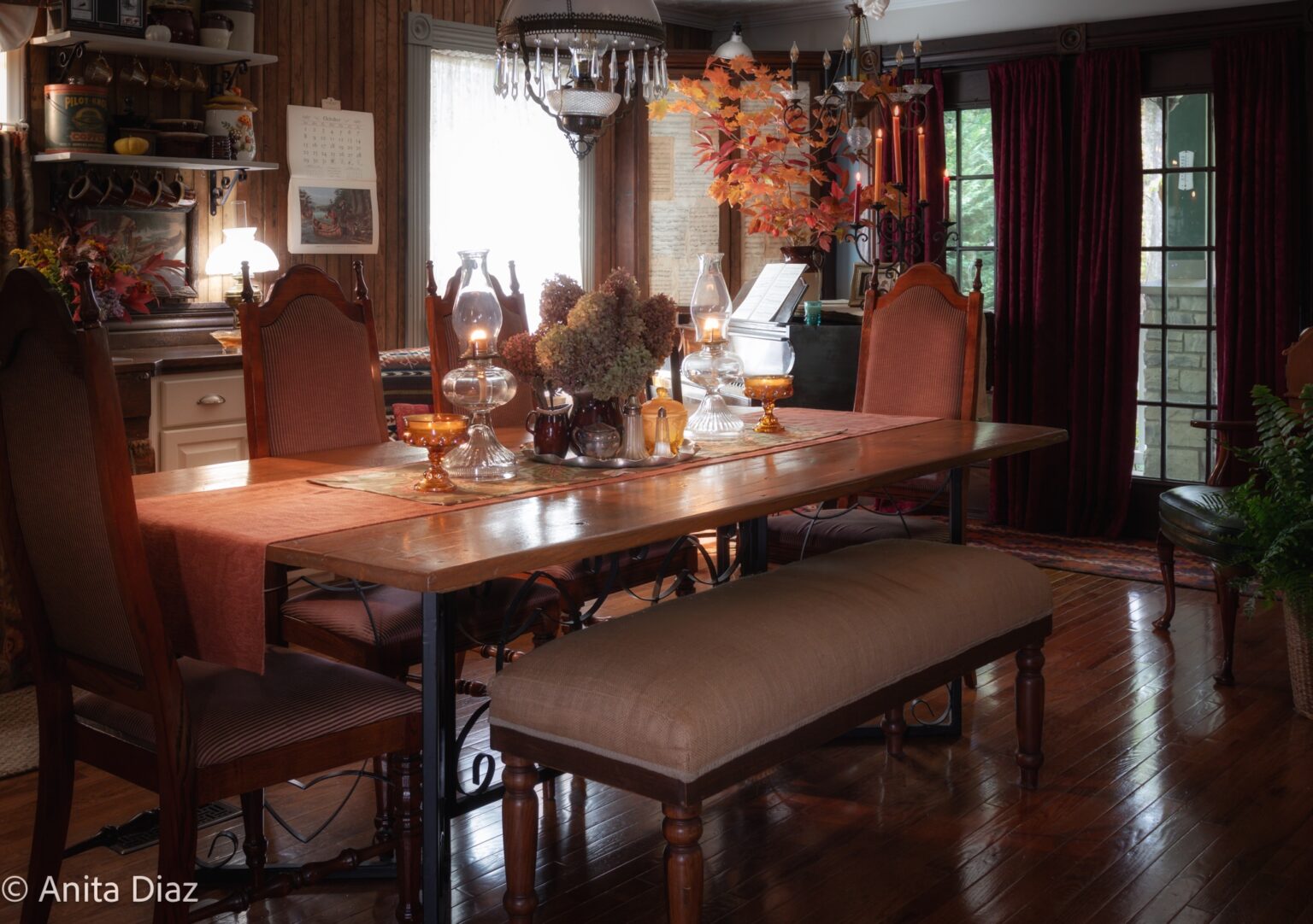 Cozy Fall Kitchen - Whispering Pines Homestead